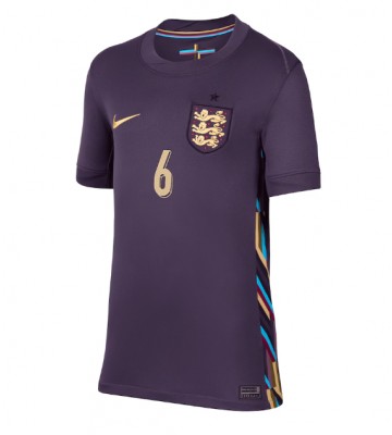 England Marc Guehi #6 Udebanetrøje Dame EM 2024 Kortærmet